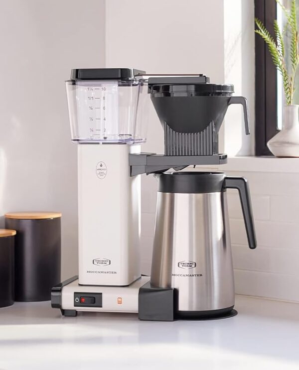 Technivorm Moccamaster 79318 KBGT thermal Carafe 10-Cup Coffee Maker 40 Ounce, Off-White 1.25l - Image 6