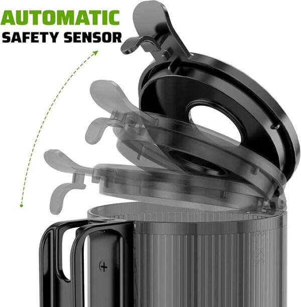 Cold Press Juicer, 400w Slow Juicer Machines with 5.4" Wide Feed Chute, Masticating Juicer with High Juice Yield for Whole Vegetables & Fruits - Image 3