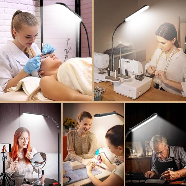 Floor Lamp, 18W 1800LM Super Bright LED Floor Lamp with Remote & Works with Smart Plug, Dimmable Timing Eye Caring Reading Lamps Floor Standing for Living Room Bedroom Office - Image 4
