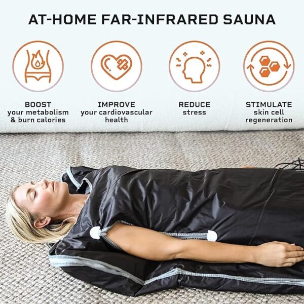 LifePro Bioremedy Sauna Blanket for Detoxification - Portable Far Infrared Sauna for Home Detox Calm Your Body and Mind - Image 2