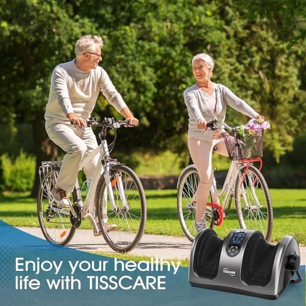 TISSCARE Shiatsu Foot Massager with Heat: Foot Massager for Plantar Fasciitis, Neuropathy, Circulation and Pain Relief, Massage Feet/Leg/Calf/Ankle at Home/Office, Christmas Gifts for Women and Men - Image 5