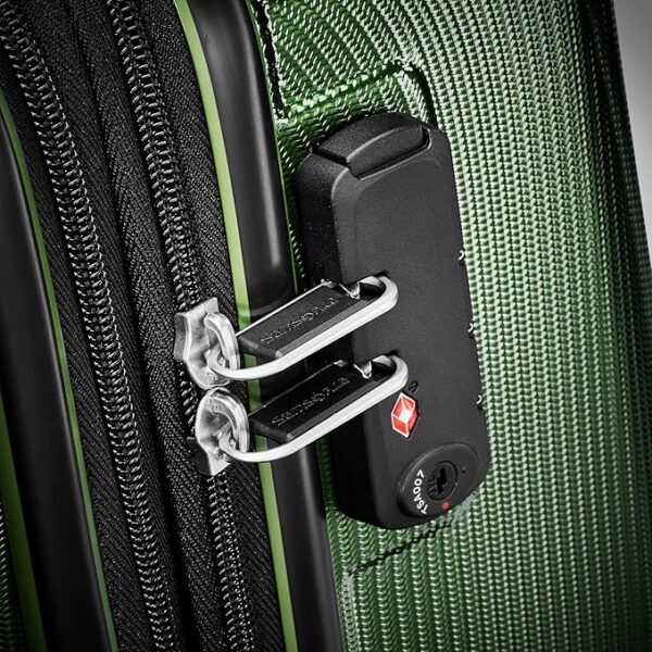 Samsonite Winfield 3 DLX Hardside Expandable Luggage with Spinners, Ombre Green, 2PC Set (CO/MED) - Image 4