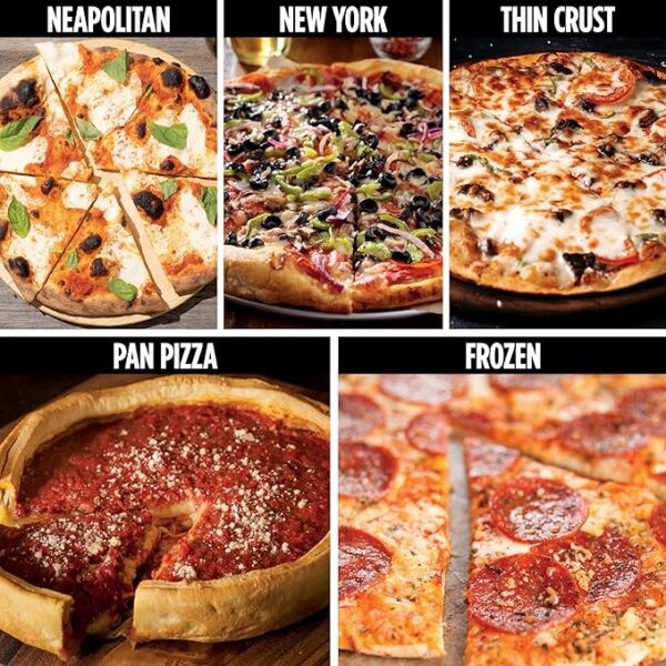 Ninja Woodfire Outdoor Pizza Oven, 8-in-1 Portable Electric Roaster Oven, Heats up to 700°F, 5 Artisan Pizza Settings, Integrated BBQ Smoker Box, Includes Flavored Wood Pellets, Terracotta Red - Image 5