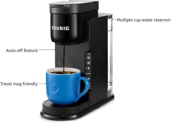 Keurig K-Express Single Serve K-Cup Pod Coffee Maker, 3 Brew Sizes, Strong Button Feature, 42oz Removable Reservoir, Black - Image 5