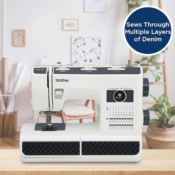 Brother ST371HD Sewing Machine, Strong & Tough, 37 Built-in Stitches, Free Arm Option, 6 Included Feet - Image 3