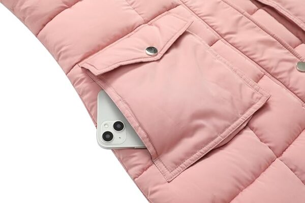 MOERDENG Women's Waterproof Long Winter Coat Thickened Down Alternative Jacket Warm Puffer Jacket Parka - Image 2