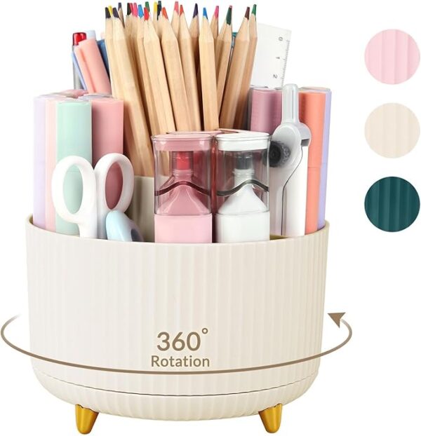 SKYDUE A5 100 Envelopes Challenge Binder and 360 Degree Rotating Desk Organizer Bundle Sales