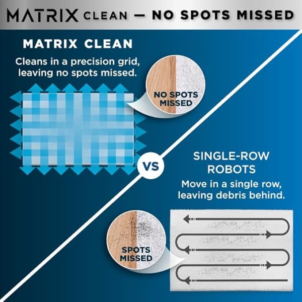Shark Matrix Plus 2in1 Robot Vacuum & Mop with Sonic Mopping, Matrix Clean, Home Mapping, HEPA Bagless Self Empty Base, CleanEdge, for Pet Hair, WiFi, Black/Brass, AV2620WA - Image 3