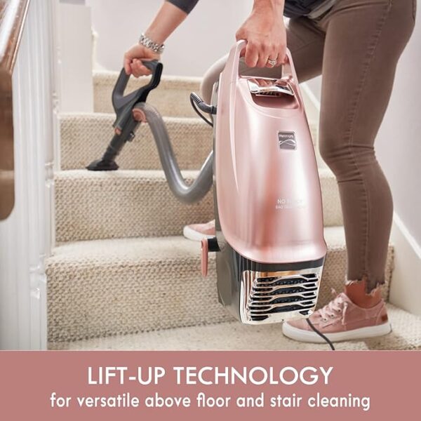 Kenmore BU4050 Intuition Bagged Upright Vacuum, liftup Cleaner with Hair Eliminator brushroll, pet Handi-Mate for Carpet, Hard Floor, Rose Gold - Image 5
