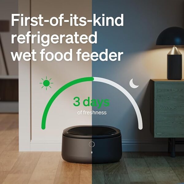 PETLIBRO Automatic Cat Feeder Wet Food Refrigerated New Upgraded APP Control,3 Days Freshness 3 Meals,Semiconductor Cooling&Quick Chills Wet Food Dispenser,Polar WiFi Timed Auto Pet Feeder for Cat Dog - Image 4