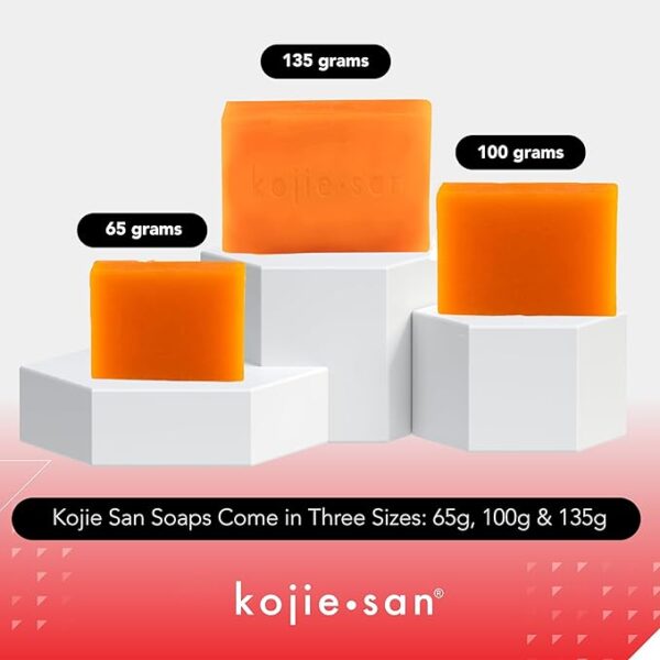 Kojie San Skin and Body Brightening Soap - Original Kojic Acid, Dark Spot Remover Bar Soap with Glycerin & Tea Tree Oil - 65g x 2 Bars - Image 6