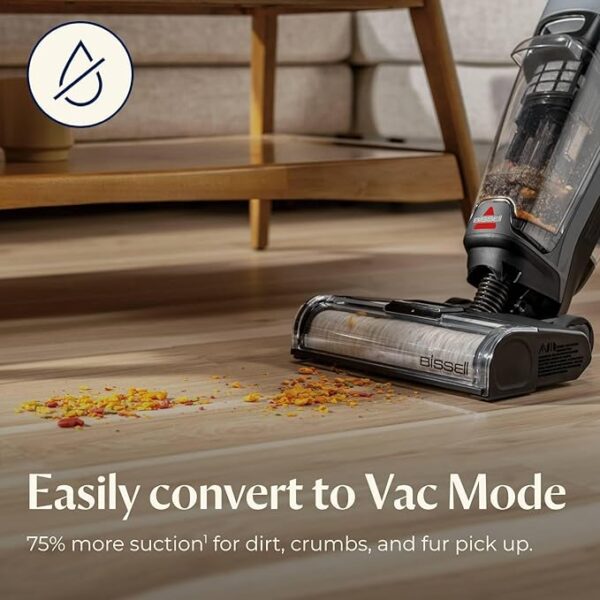 Bissell® CrossWave® OmniForce™ Cordless Multi-Surface Hard Floor Cleaner Wet Dry Vacuum with Dedicated Dry Vacuum Mode, 3882 - Image 6