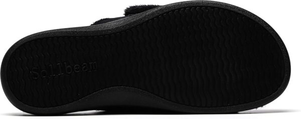 SOLLBEAM Women's Plantar Fasciitis Fuzzy House Orthopedic Adjustable Slippers With Arch Support Orthotic Heel Cup Sandals For Ladies - Image 3