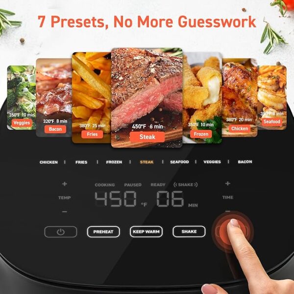 COSORI All-In-One Air Fryer, Chosen by Millions: 5Qt Culinary Magic Box Like Never Before, Recreate Any Delicious Dishes With Up to 450°F Heat, Make You From Zero to Chef, Do Not Miss It - Image 2