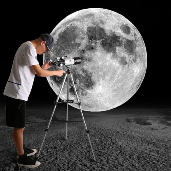 Gskyer Telescope, 70mm Aperture 400mm AZ Mount Astronomical Refracting Telescope for Kids Beginners - Travel Telescope with Carry Bag, Phone Adapter and Wireless Remote. - Image 6
