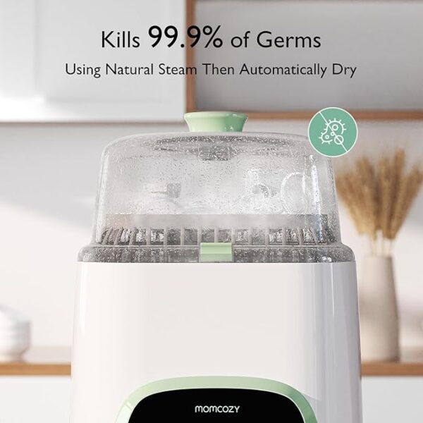 Momcozy KleanPal Pro Baby Bottle Washer - Sterilizer & Dryer Combo for Easy Cleaning - Bottle Washer Machine for All Bottles, Pump Parts & Baby Item Care - Save Time & Effort - Image 5