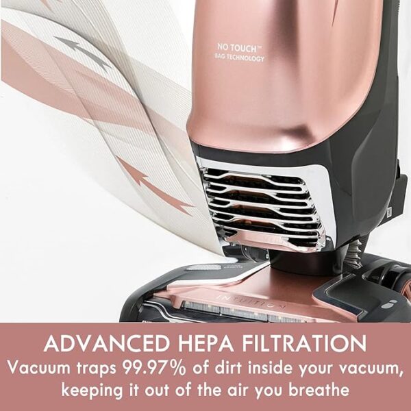 Kenmore BU4050 Intuition Bagged Upright Vacuum, liftup Cleaner with Hair Eliminator brushroll, pet Handi-Mate for Carpet, Hard Floor, Rose Gold - Image 3