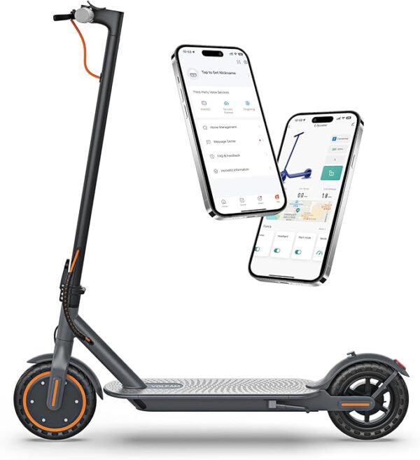 Electric Scooter, 350W/500W Motor, Max 21-28 Miles Range, 19/21 Mph Top Speed, 8.5''/10'' Tires, Dual Braking, Kick Scooter, 2 Wheels and Height Handlebars