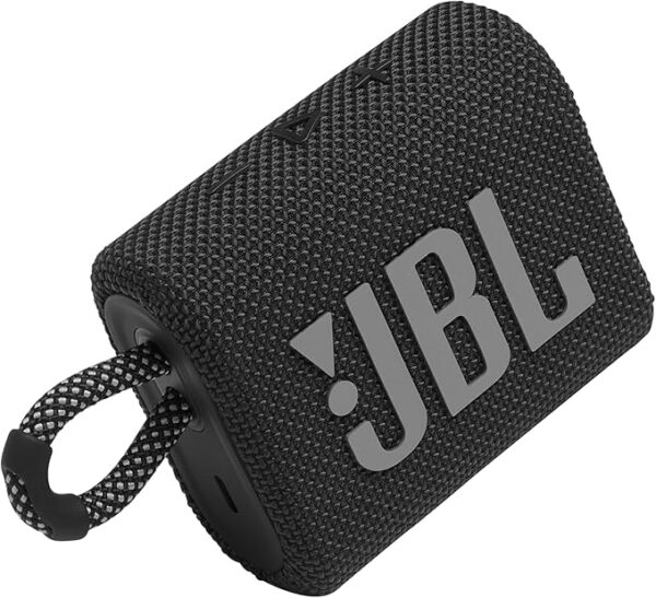 JBL Go 3 - Portable Mini Bluetooth Speaker, big audio and punchy bass, IP67 waterproof and dustproof, 5 hours of playtime, speaker for home, outdoor and travel (Black) - Image 5