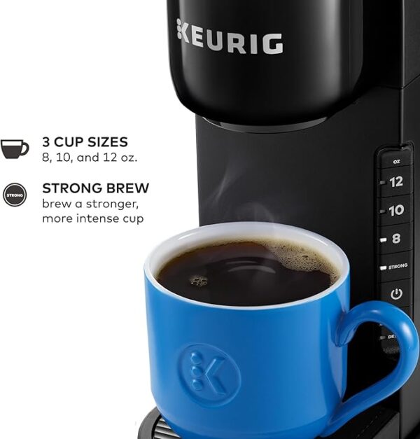 Keurig K-Express Single Serve K-Cup Pod Coffee Maker, 3 Brew Sizes, Strong Button Feature, 42oz Removable Reservoir, Black - Image 4