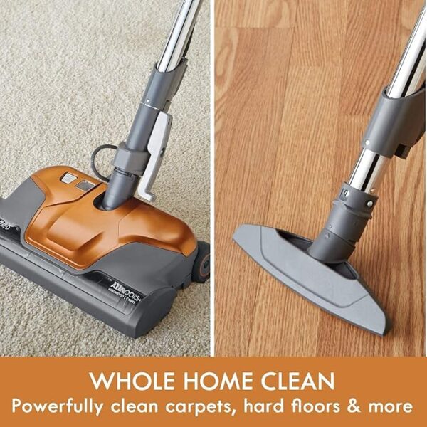Kenmore 81214 200 Series Pet Friendly Lightweight Bagged Canister Vacuum with HEPA, 2 Motor System, and 3 Cleaning Tools-Orange - Image 5