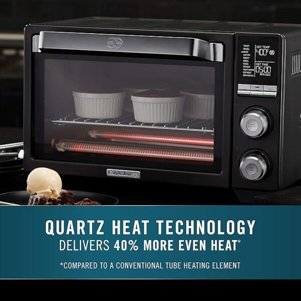 Calphalon Air Fryer Oven, 11-in-1 Toaster Oven Air Fryer Combo, 26.4 QT/25 L, Fits 12" Pizza, Stainless Steel - Image 5