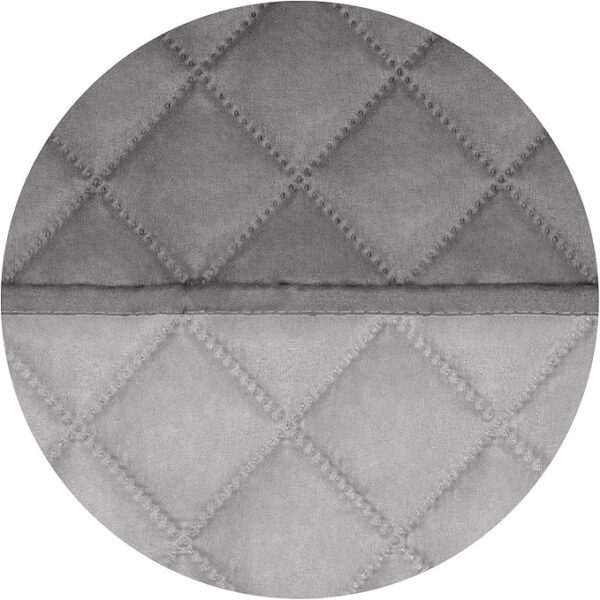 PureFit Reversible Quilted Sofa Cover, Water Resistant Slipcover Furniture Protector, Washable Couch Cover with Non Slip and Elastic Straps for Kids, Dogs, Pets (Sofa, Gray/Light Gray) - Image 3
