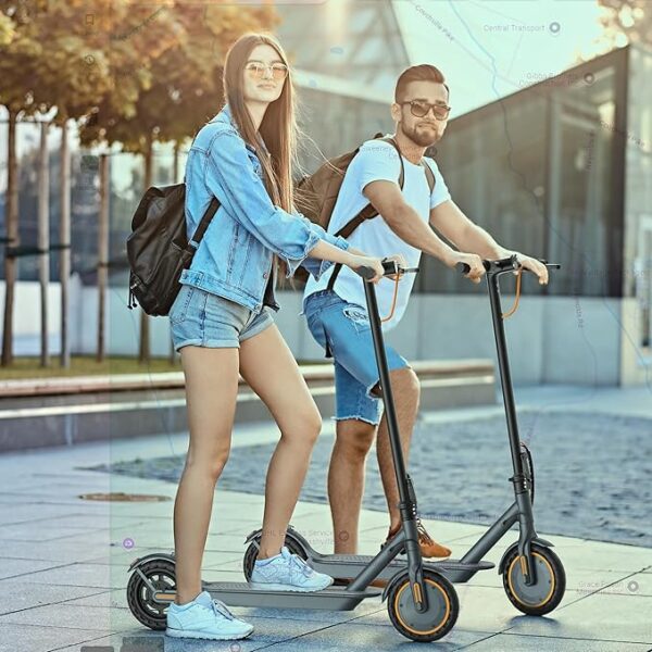 Electric Scooter, 350W/500W Motor, Max 21-28 Miles Range, 19/21 Mph Top Speed, 8.5''/10'' Tires, Dual Braking, Kick Scooter, 2 Wheels and Height Handlebars - Image 5