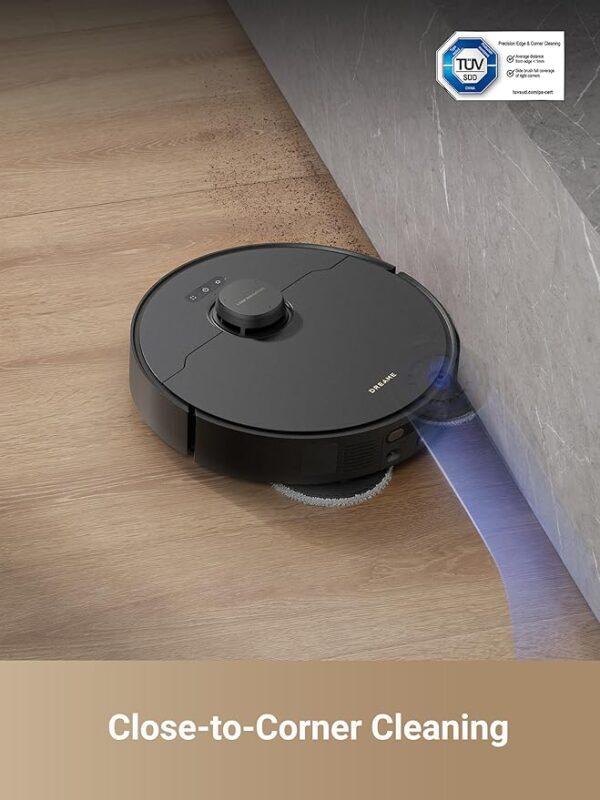 dreame X40 Master Robot Vacuum Cleaner, 12,000Pa Suction, Auto Refilling & Draining, Smart Navigation, Mop Self-Cleaning, Pet-Friendly, 11 inch Compact Base, Alexa/Siri/Google Home Compatible - Image 6
