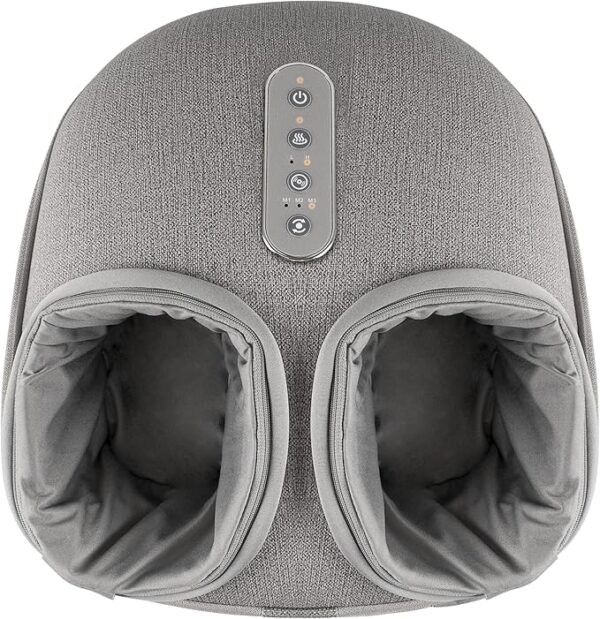 Medcursor Foot Massager Machine with Heat, Shiatsu Deep Kneading, Delivers Relief for Tired Muscles and Plantar, Multi-Level Settings & Adjustable Intensity for Home or Office Use
