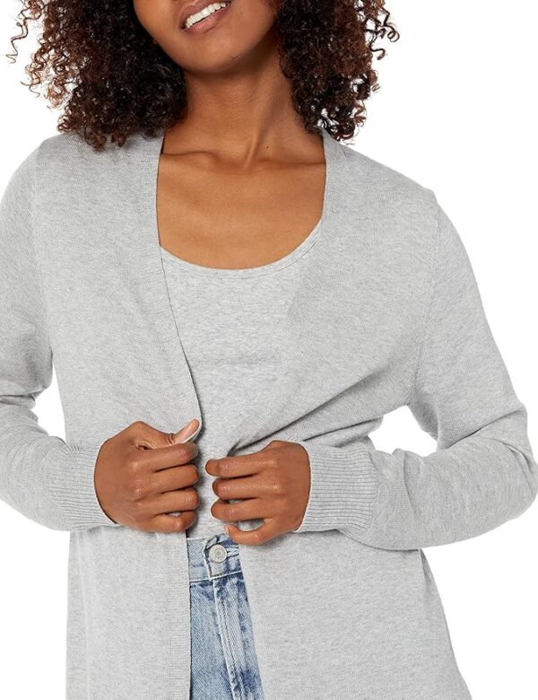 Women's Lightweight Open-Front Cardigan Sweater (Available in Plus Size) - Image 4