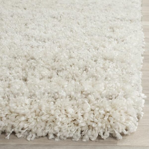 SAFAVIEH Arizona Shag Collection Area Rug - 9' x 12', Ivory & Beige, Moroccan Design, Non-Shedding & Easy Care, 1.6-inch Thick Ideal for High Traffic Areas in Living Room, Bedroom (ASG741A) - Image 4