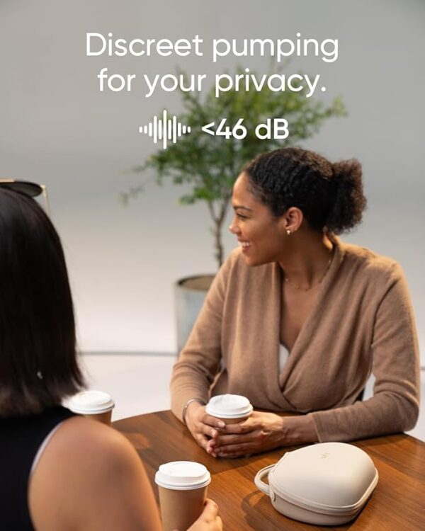 eufy Security Wearable Breast Pump S1 Pro, Electric Hands-Free Breast Pump with Heating Tech, Portable Charging Case, App-Controlled Smart Rhythm, Hospital-Grade Suction, Leak-Proof & Ultra-Quiet - Image 2