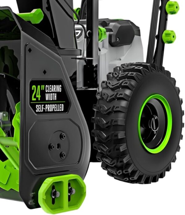 EGO Power+ SNT2400 24 in. Self-Propelled 2-Stage Snow Blower with Peak Power Battery and Charger Not Included - Image 3