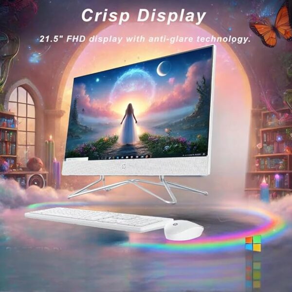 HP 22 inch All-in-One Desktop PC • 2024 Latest Model • Microsoft Office Trial • FHD Display • 32GB RAM • 1TB Storage (512GB SSD + 512GB External HD) • Intel Celeron CPU • w/WOWPC Bundle • Win 11 Pro - Image 7