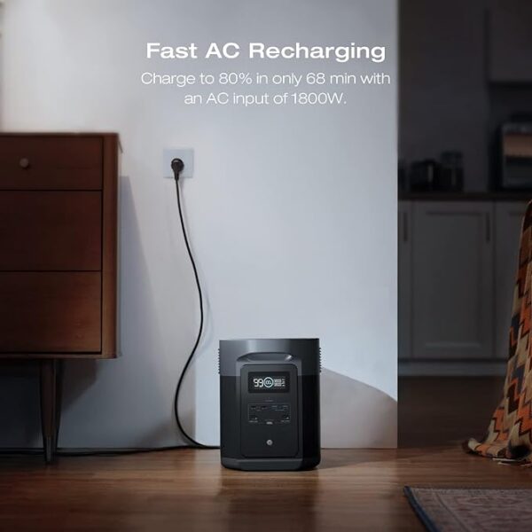 EF ECOFLOW DELTA 2 Max Power Station Extra Battery, 2048Wh LiFePO4 (LFP) Battery, Compatible with DELTA 2&DELTA Max 2000&DELTA 2 Max Outdoor Generators - Image 2