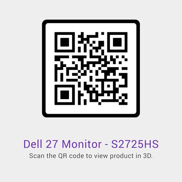 Dell S2725HS 27 Inch Monitor, FHD (1920x1080) Display, 100Hz Refresh Rate, 1500:1 Contrast Ratio, TÜV Rheinland Eye Comfort 4 Star, Integrated 2x5W Speaker, Height/Tilt/Swivel/Pivot- Ash White Color - Image 2