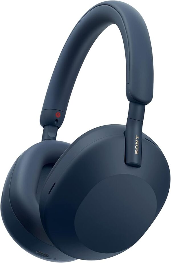 Sony WH-1000XM5 The Best Wireless Noise Canceling Headphones, Auto NC Optimizer, 30-Hour Battery, Alexa Voice Control, Midnight Blue
