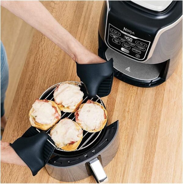 Ninja AF161 Max XL Air Fryer that Cooks, Crisps, Roasts, Bakes, Reheats and Dehydrates, with 5.5 Quart Capacity, and a High Gloss Finish, Grey - Image 5