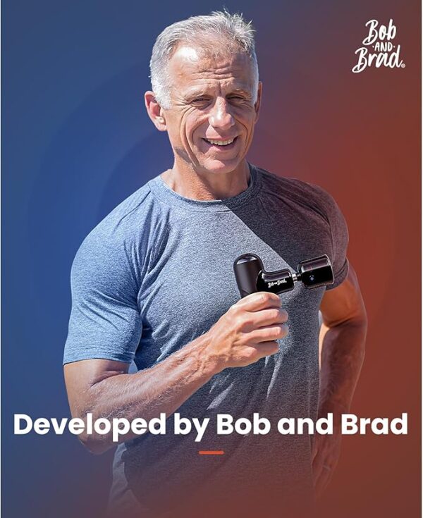BOB AND BRAD Q2 Pro Mini Massage Gun with Heat and Cold Head,Pocket-Sized Deep Tissue Massager Gun,Portable Percussion Muscle Massager Gun, Ultra Small&Quiet Muscle Massage Gun, FSA and HSA Eligible - Image 4