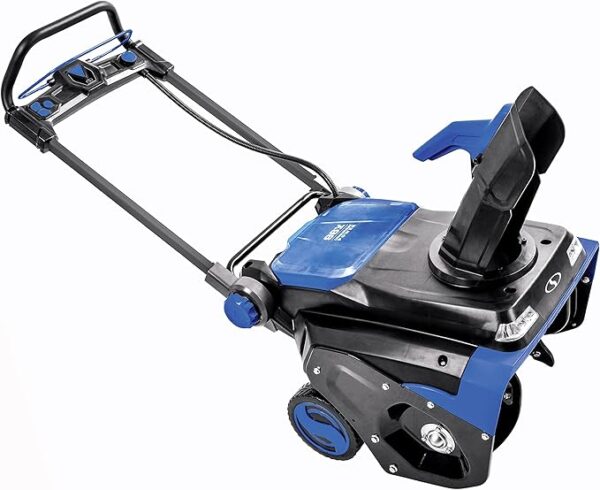 Snow Joe 24V-X4-SB21-CT 96-Volt IONMAX Cordless Brushless Single-Stage Snow Blower, 21-inch, Tool Only,Blue - Image 3