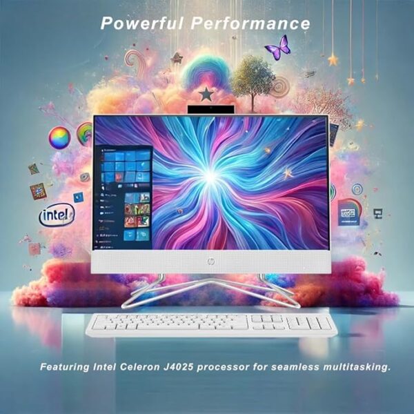 HP 22 inch All-in-One Desktop PC • 2024 Latest Model • Microsoft Office Trial • FHD Display • 32GB RAM • 1TB Storage (512GB SSD + 512GB External HD) • Intel Celeron CPU • w/WOWPC Bundle • Win 11 Pro - Image 5