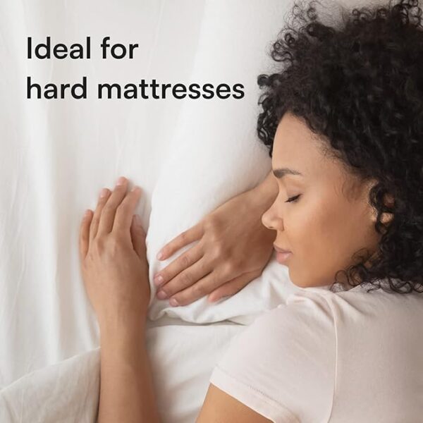 Ultra Soft Full Size Mattress Topper - Viscose Made from Bamboo Pillow Top Mattress Pad for Back Pain Relief - Naturally Cooling for Hot Sleepers, Green - Image 3