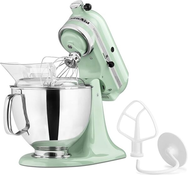 KitchenAid Artisan Series 5 Quart Tilt Head Stand Mixer with Pouring Shield KSM150PS, Pistachio - Image 5