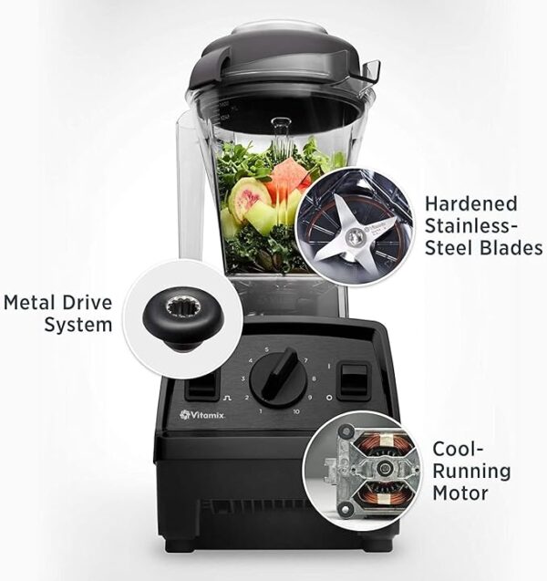 Vitamix E310 Explorian Blender, Professional-Grade, 48 Oz. Container, Black - Image 6