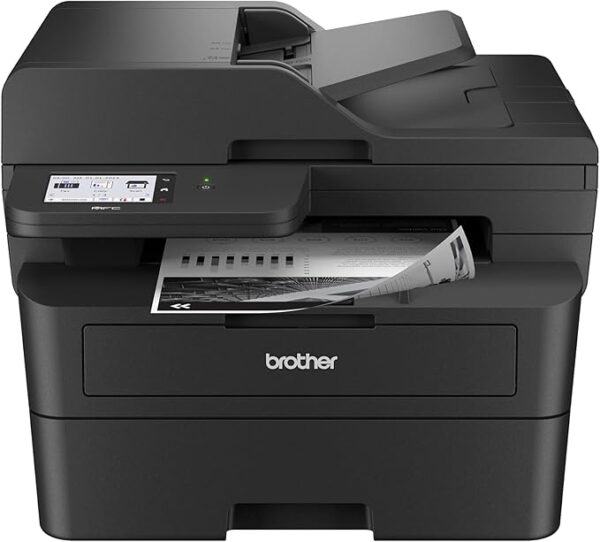 Brother MFC-L2900DW Wireless Compact Monochrome All-in-One Laser Printer with Duplex Copy & Scan, Fax, Black & White | Includes Refresh Subscription Trial(1)
