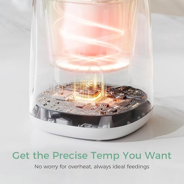 Momcozy Bottle Warmer, Fast Bottle Warmers for All Bottles with Timer, Accurate Temperature Control and Automatic Shut-Off, Multifunctional Bottle Warmer for Breastmilk - Image 4