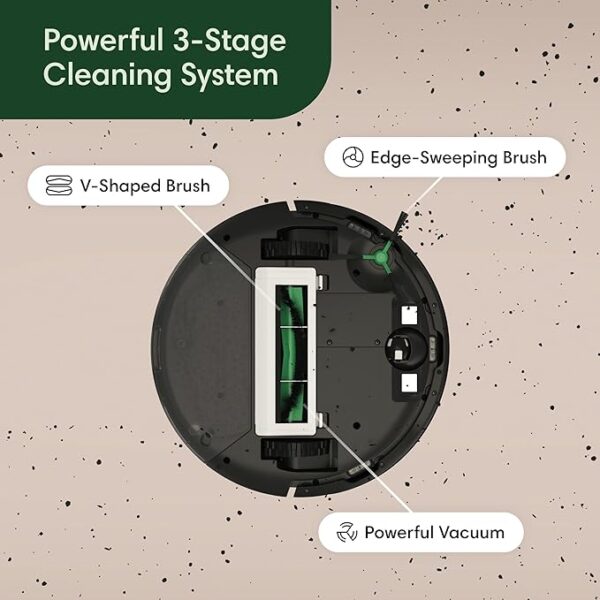 iRobot Roomba Vac Robot Vacuum (Q0120) - Easy to use, Power-Lifting Suction, Multi-Surface Cleaning, Smart Navigation Cleans in Neat Rows, Self-Charging, Alexa - Image 5