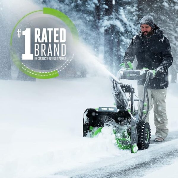EGO Power+ SNT2405 24-Inch 56-Volt Lithium-Ion Cordless Self-Propelled 2-Stage Snow Blower with Peak Power - (2) 7.5Ah Batteries and Dual Port Charger Included - Image 5