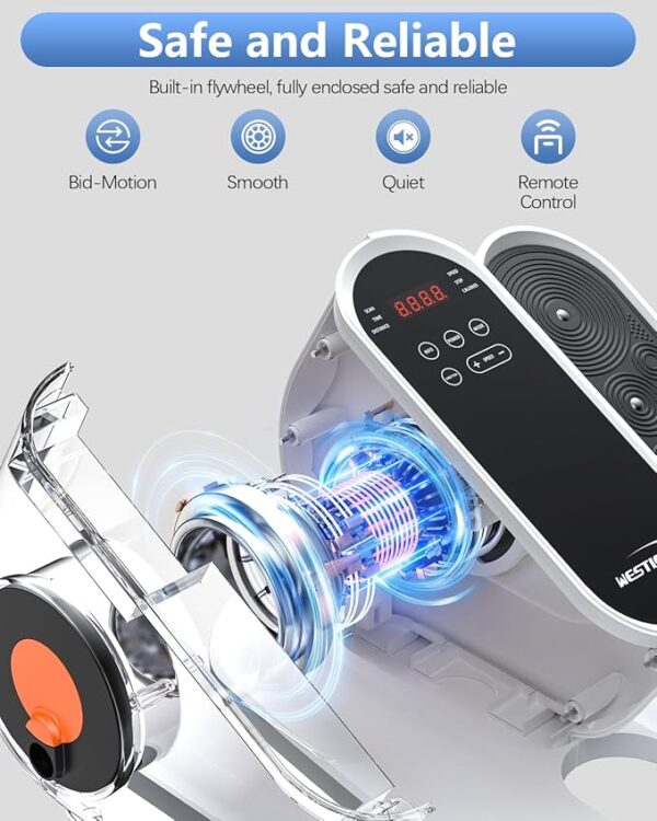 Under Desk Elliptical Machine, Electric Ellipse Leg Exerciser While Sitting for Seniors Adults, Leg Ercise Pro, Leg Exerciser While Sitting, Home Use Seated Ellipse Leg Exerciser - Image 4